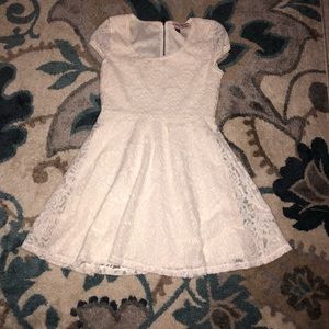 White lace dress